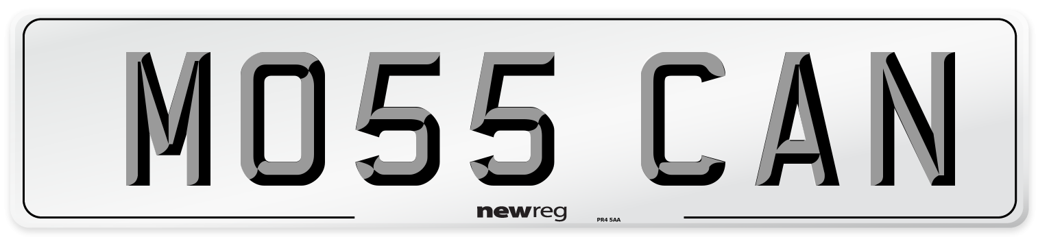 MO55 CAN Number Plate from New Reg